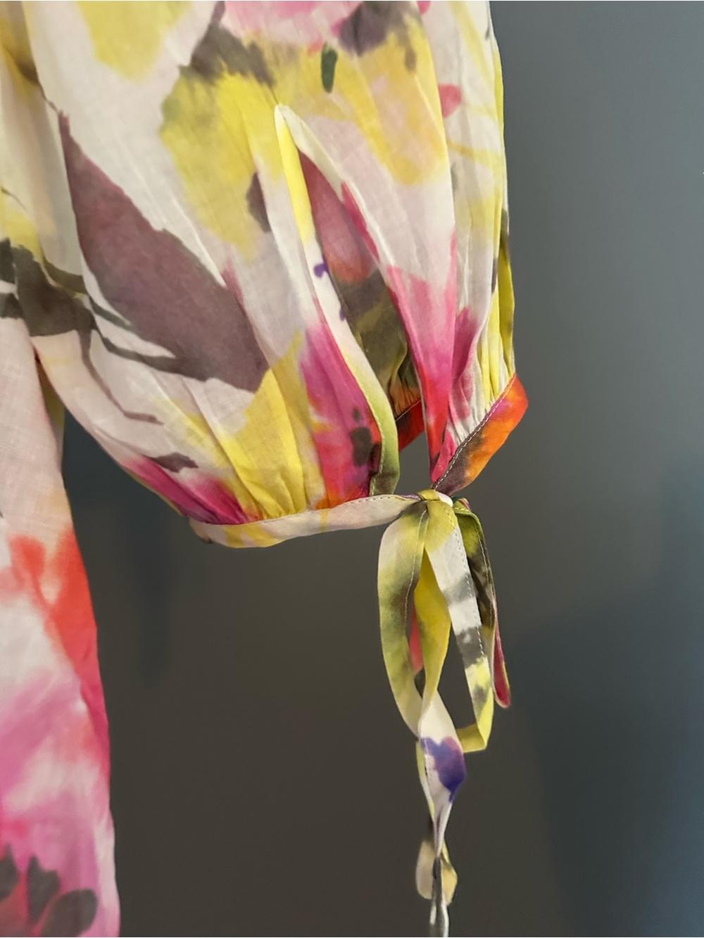 Jcrew Floral Puff-Sleeve Midi Cover Up Dress. Perfect Condition Small - Picture 8 of 13